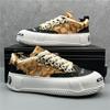 Fashion Fashion Designer New Arrival Men's Mixed Patchwork Lace Up Platform Causal Shoes Flats Moccasins Sports Walking Sneakers