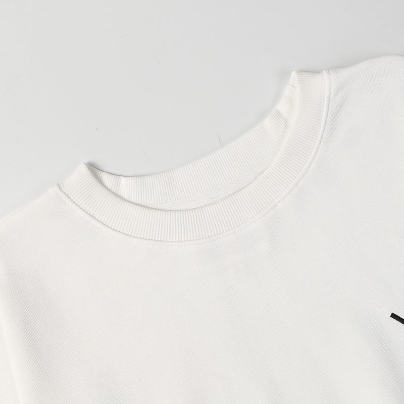 MM6 Maison Margiela European Niche Trendy Logo Loose Cotton Terry Sweatshirt