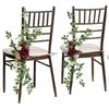 PEW Flowers for Chair Photography Props Decorative Wedding Aisle Decorations for Events Concerts Backdrop Ceremony Engagement