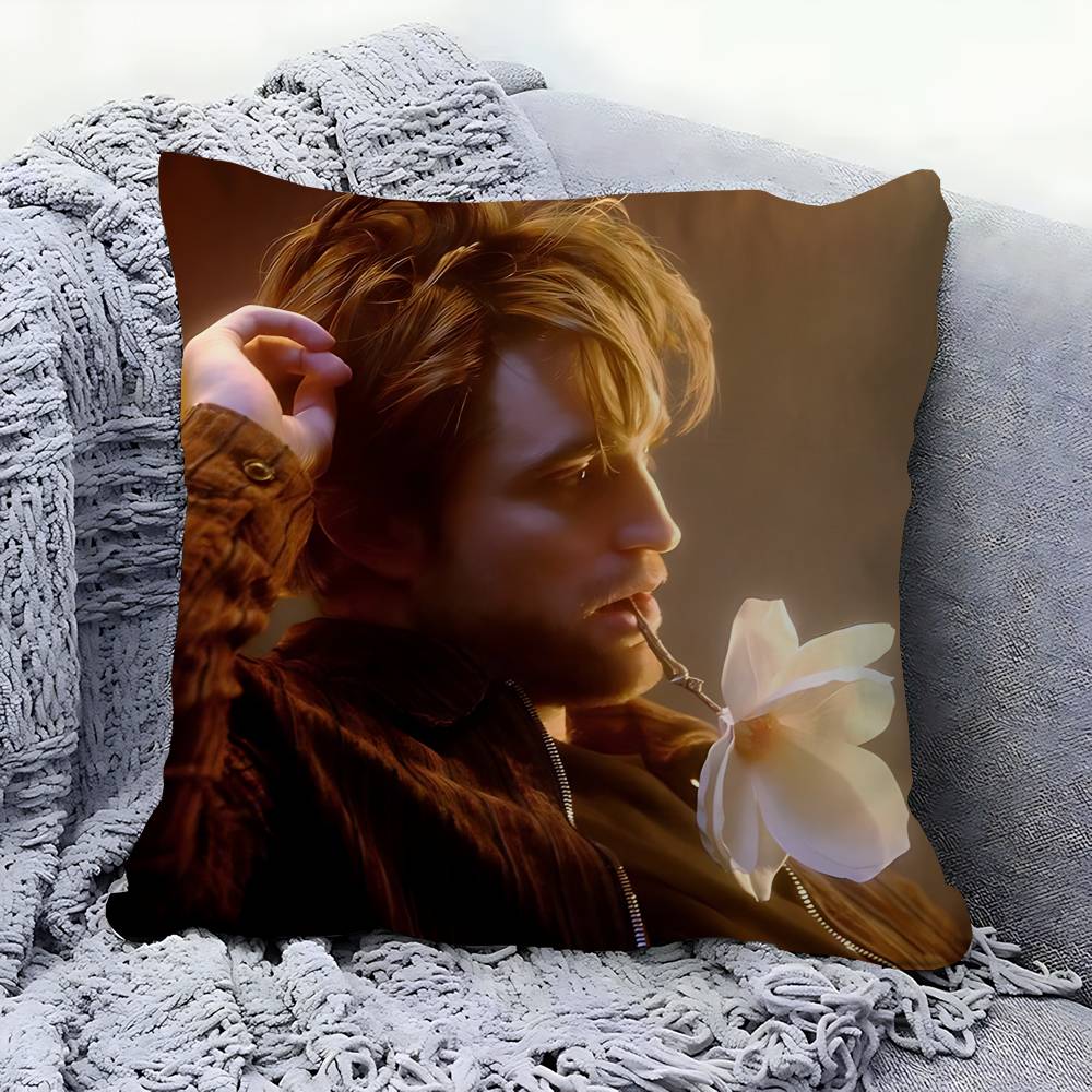 

Actor R-Robert Pattinson Pillow Cushion Cover Pillowcase Living Room Sofa Home Decor Customized 12x12Inch