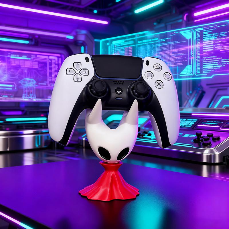 Hollow Knight Hornet Resin Controller & Phone Stand Universal Holder for Ps5 Xbox Switch Gaming Room Desktop Aesthetic Decor