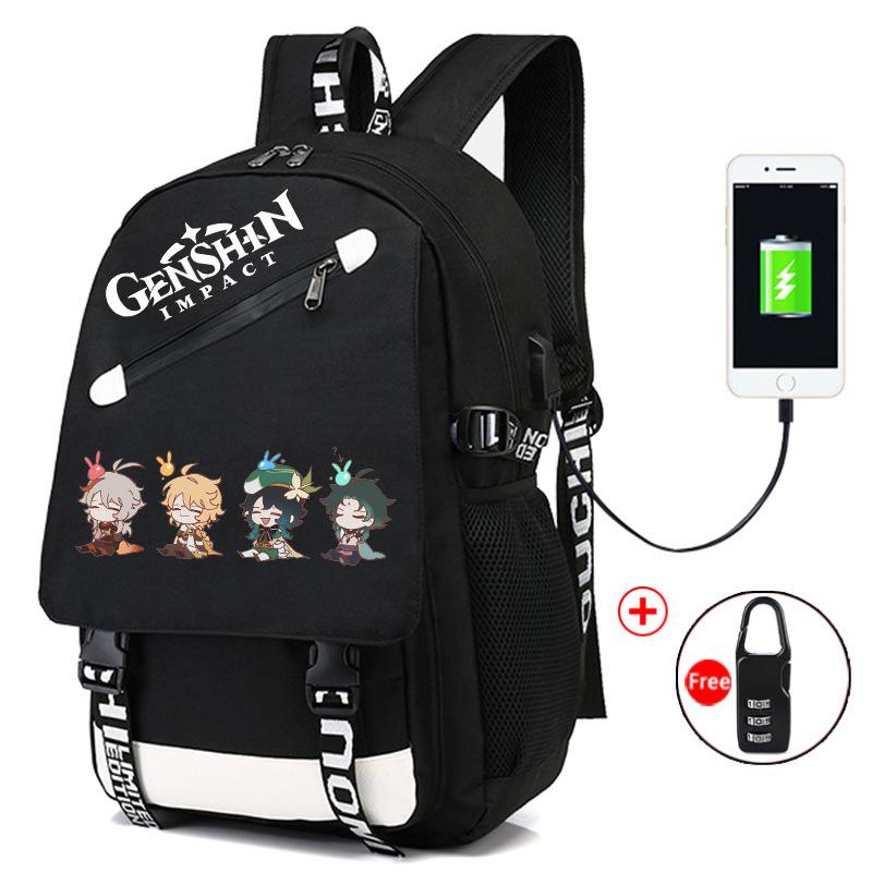 Oie Anime Cosplay Sac Quotidien Étudiants Cartable Scolaire Sac d'École Animé Ordinateur Portable Sortie Sac à Dos Champ Cadeaux Enfants