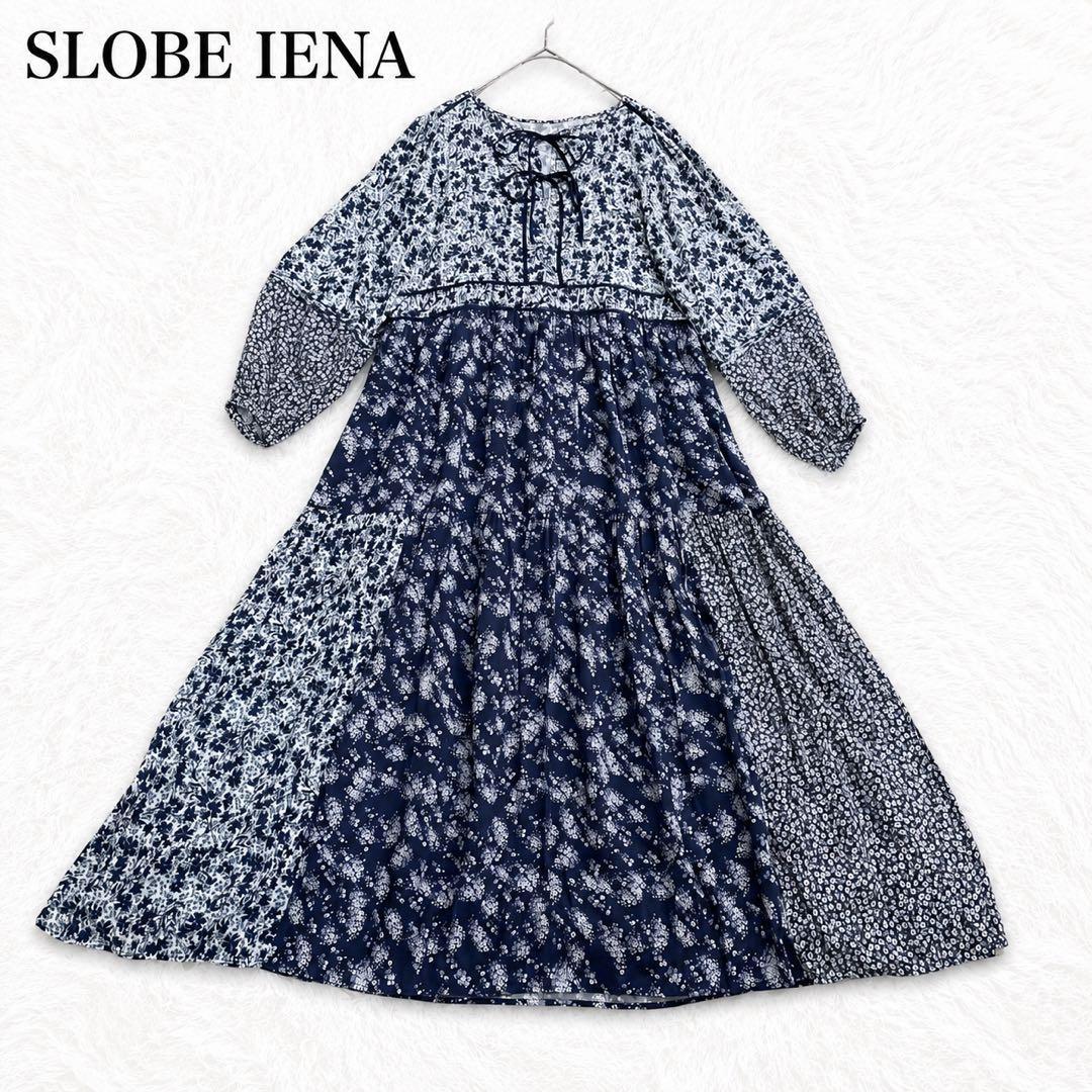 SLOBE IENA Deveaux Multi-pattern dress Floral pattern M