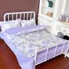 Washable Doll House Room Bedding Set with Rural Flower Print Design Miniature Bedroom Accessories For Model Scene Display
