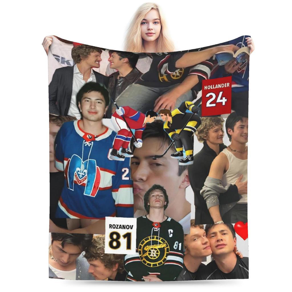 scott hunter heated rivalry Throw Blanket for Couch Soft Cozy Plush Blanket 50x60 Inches Multi-size Bedspreads for All Seasons