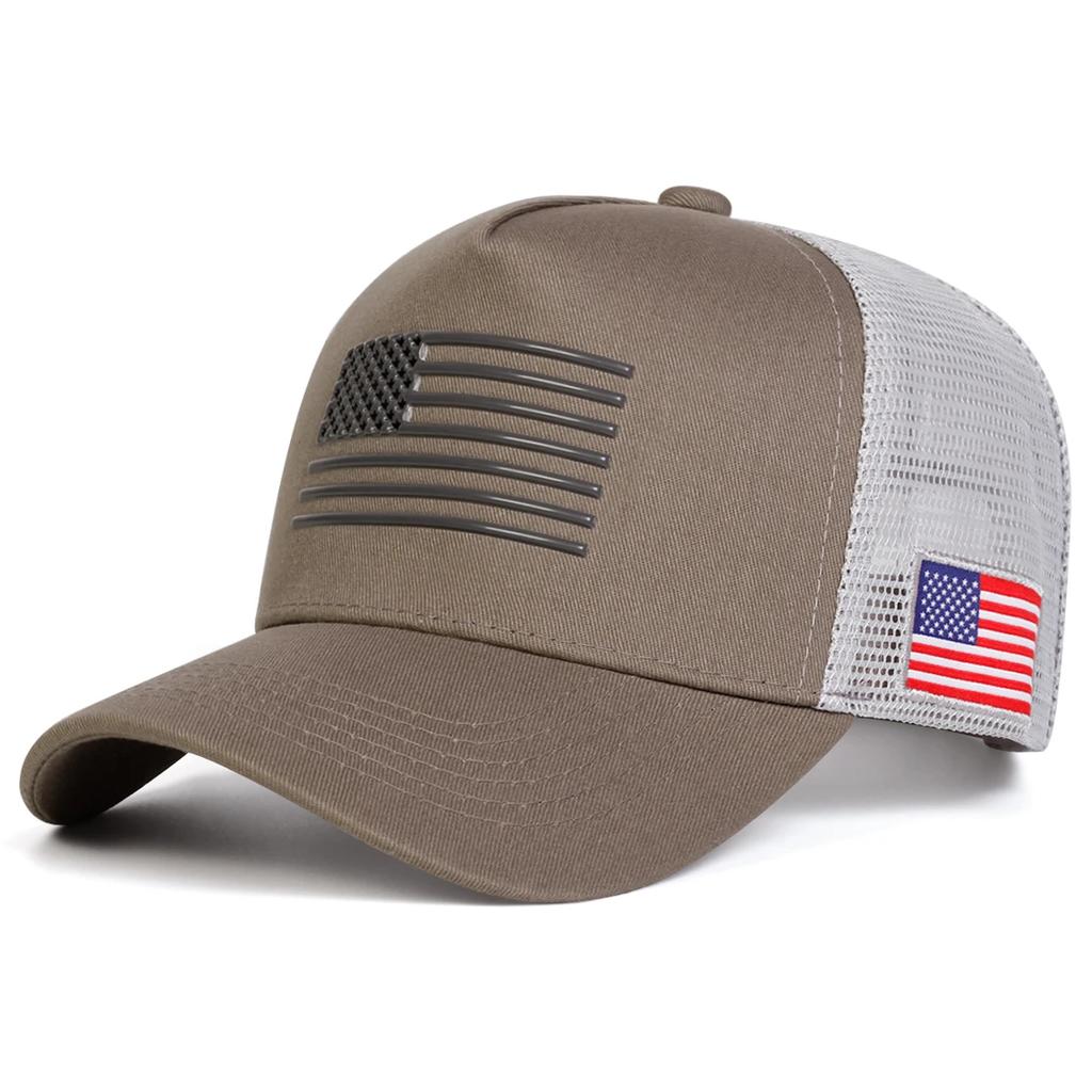 Șepci Unisex din Plasă Baseball cu Broderie Steag American Primăvară și Vară Reglabile în Aer Liber Șepci Casual Pălărie de Soare Șapcă Sportivă