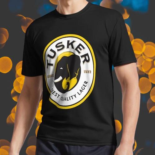Tusker lager Logo Active T-Shirt Unisex Size S-5XL S
