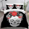 Beauty Gothic Sugar Skull Angels Demons 3D NEW Duvet Cover Pillowcase Bedding Set Adult Boy Bedroom Children Single Double Large