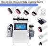 Customized 9-in-1 English Multi-Handle Body Sculpting Vacuum RF Beauty Device