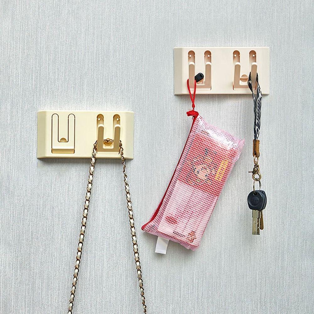 

4Pcs Invisible Folding Wall Hook Wall Mount Wall Mount Hook New Self-Adhesive Hook Home