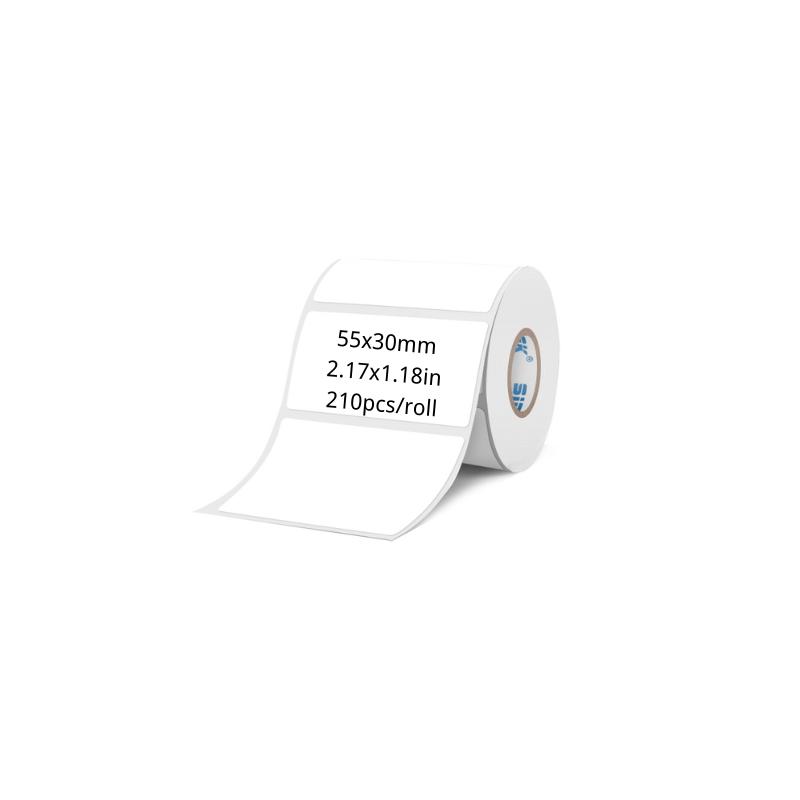 

50mm Width Thermal Label Sticker White Self-Adhesive Label Paper Clothing Commodity Price Tag Suit for Phomemo SINMARK Printer