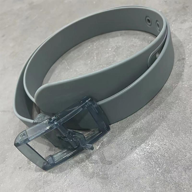 Candy Type Men And Women Lovers General Belt Silica Gel Belt Plastic Bel