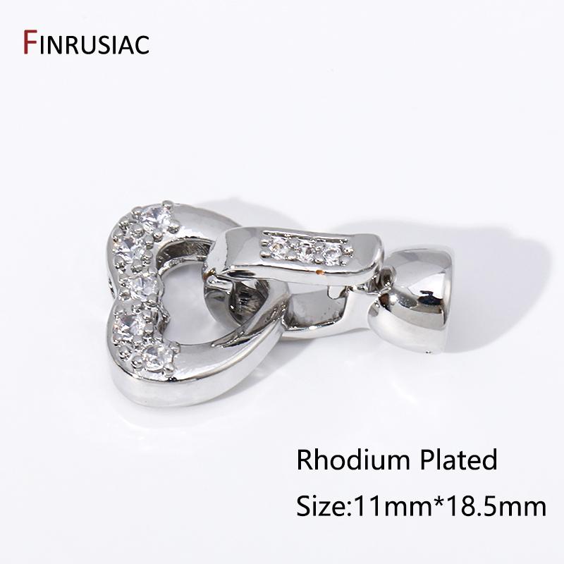

18K Gold Plated Brass Creative Closure Fasteners Lock Clasps Accessories For DIY Needlework Beads Pearls Jewelry Making Material 1 piece