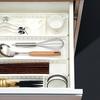 Multipurpose     Compartment Storage Box  Space-saving Dividing Grid Cutlery Storage Box Desktop Accessories