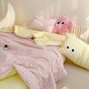 Missdeer 1Pc Summer Cool Thin Quilt Throw Blanket Cute Duvet Bedspread Air Conditioner Comfortable Comforter Queen King Size