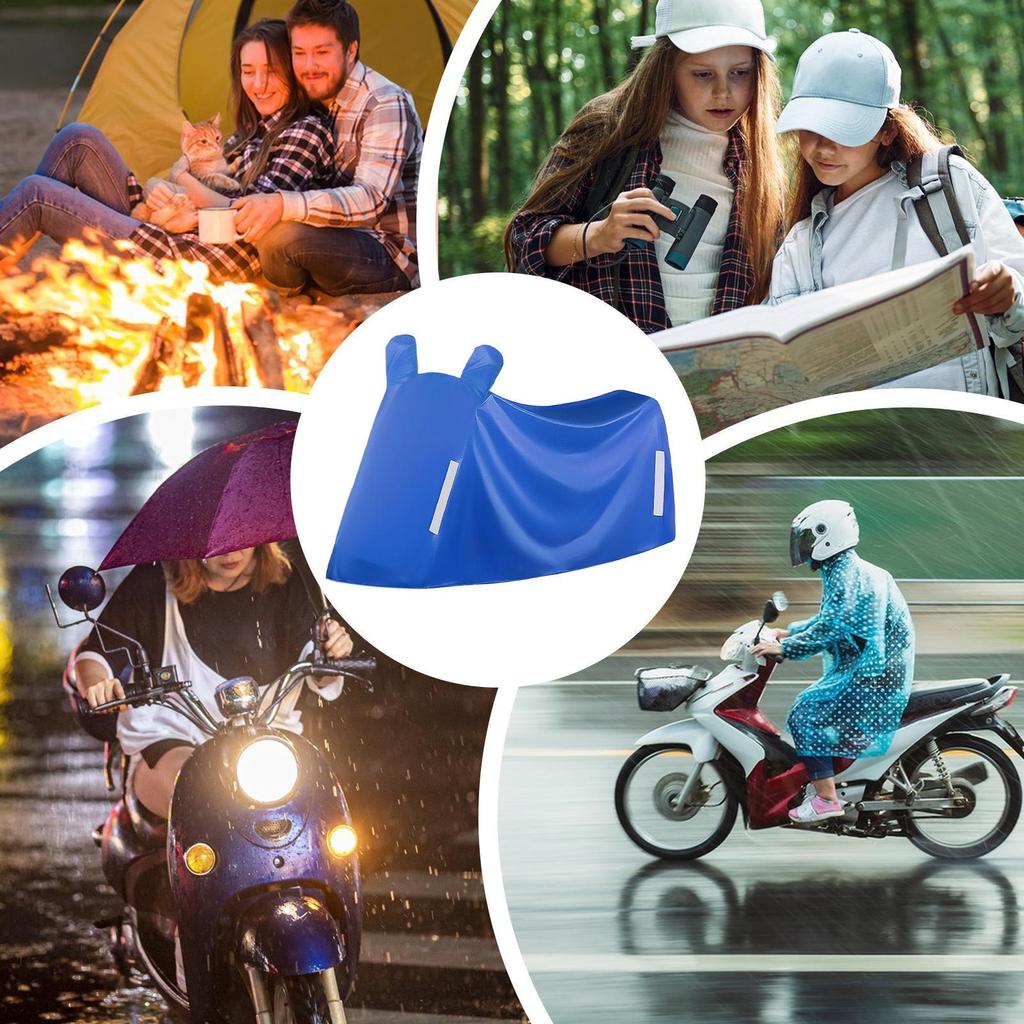 Motorcycle Cover Waterproof Outdoor All-Weather Rainproof UV Protection Outdoor Motorcycle Storage Rain Cover For Scooter