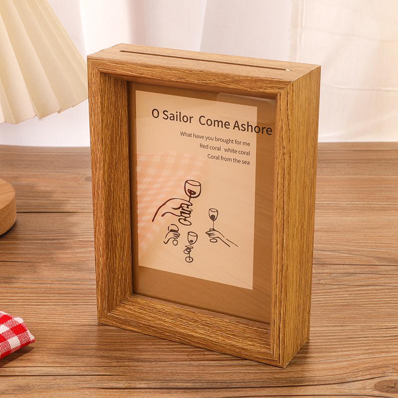 Modern Double-sided Transparent Photo Frame, Plant Specimen Frame, MDF Photo Frame