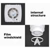 Bathroom Exhaust Fan 4 Inch Outlet Waterproof Air Window Wall Replaceable Improvement Vent Extractor Office