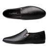 Male Genuine Leather Shoes Classic Men's Business Loafers Men Slip-On Casual Shoes Moccasin Comfortable Soft Sole Office Shoes