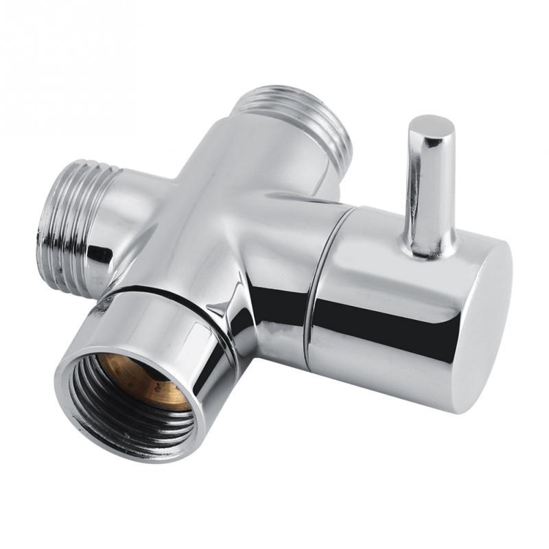NO-LOGO SUOFEILAIMU-Valve G1/2 inch Bathroom Three Way T Adapter Tee Connector Valve for Toilet Bidet Shower Head Diverter Valve Shower Head Shunt NO-LOGO SUOFEILAIMU-Valve G1/2 inch Bathroom Three Way T Adapter Tee Connector Valve for Toilet Bidet Shower Head Diverter Valve Shower Head Shunt