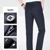 Luomeng Men's Cool Straight-Leg Formal Trousers LKMX101