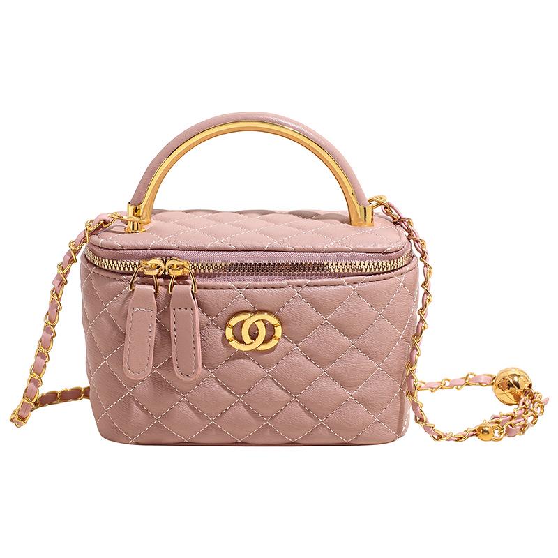 High-End Women's Diamond Pattern Crossbody Bag - Autumn/Winter Edition