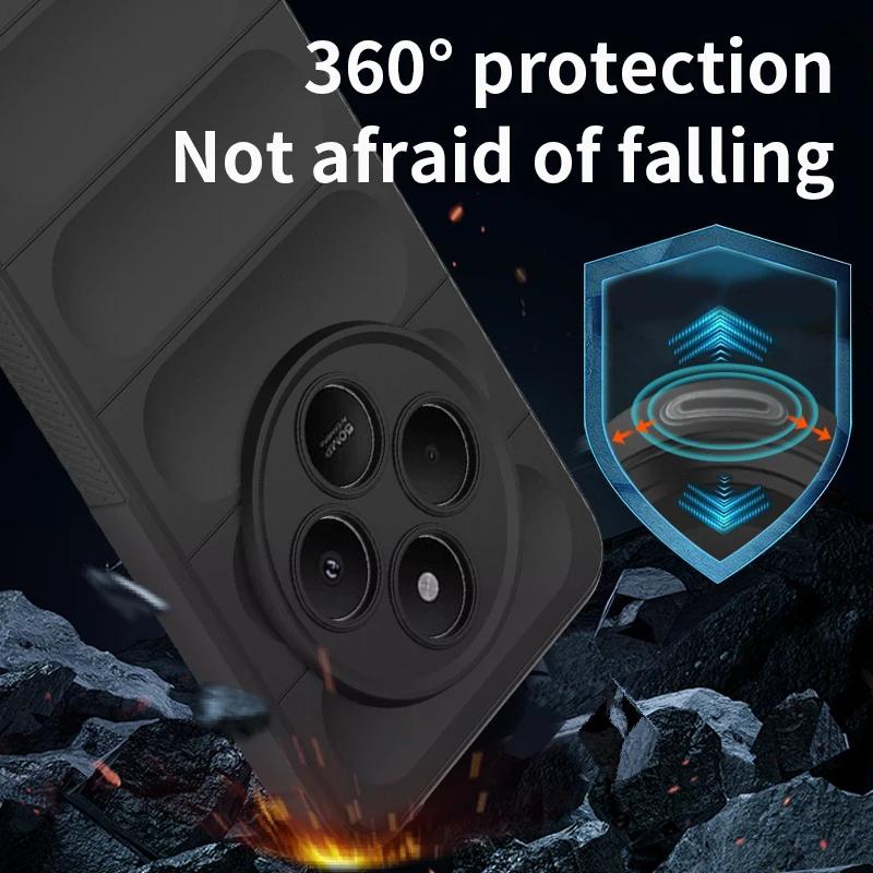 Soft Skin Feeling Flexible Silicone Case for Xiaomi Poco C75 Redmi 14C 4G Protective Cover Shockproof Fundas Coque