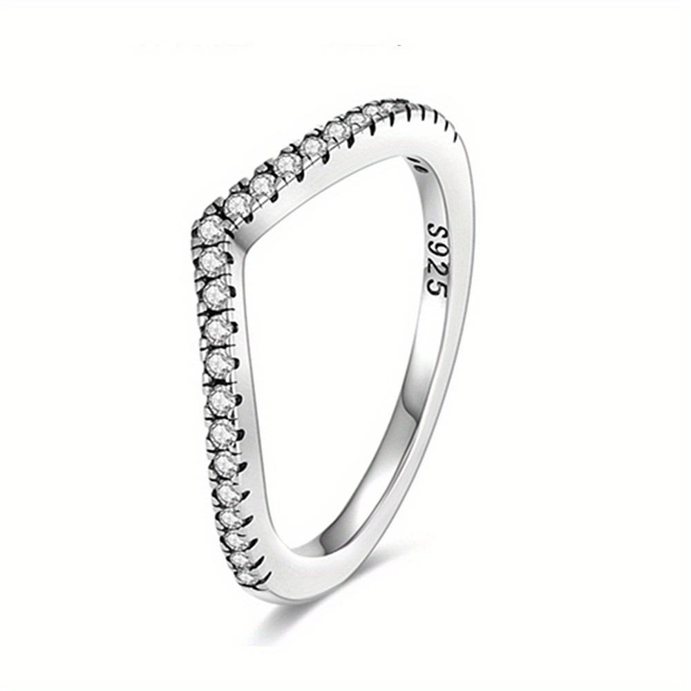 

925 Silver Heart Crown Bow Moon Shell Colorful Crystal Ring For Women Valentine s Birthday Fine Jewelry Gift 6