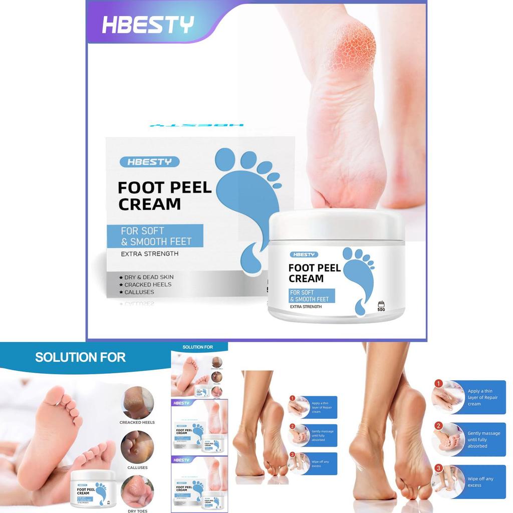Hbesty Luxurious Foot Care Cream For Dry Cracked Heels And Calluses With Herbal Scent
