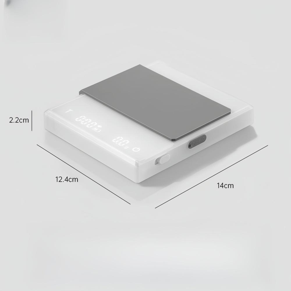 Electronic Coffee Scale Smart Powder-water Ratio Timing USB Silicone Pad High Precision Good Quality Professional Coffee Tools