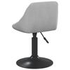 VidaXL Dining Chair Light Grey Velvet