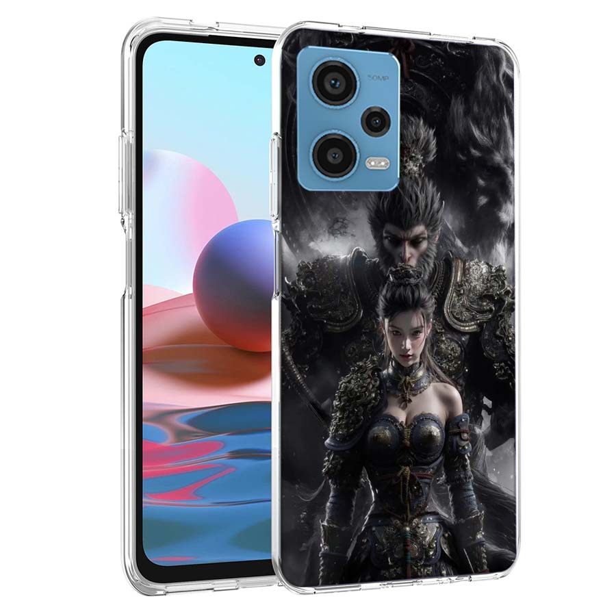 Black Myth Wu Kong Phone Case For Redmi Note 13 12 14 15 Pro Plus 13R 11 11T 11E 11S 10 Pro 10S 9 9S Cover Cell Clear TPU Capa C