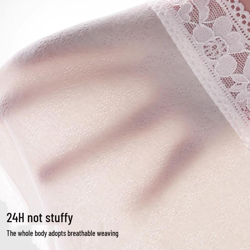 FitonTon Women's Sexy Lace Cotton Antibacterial Briefs