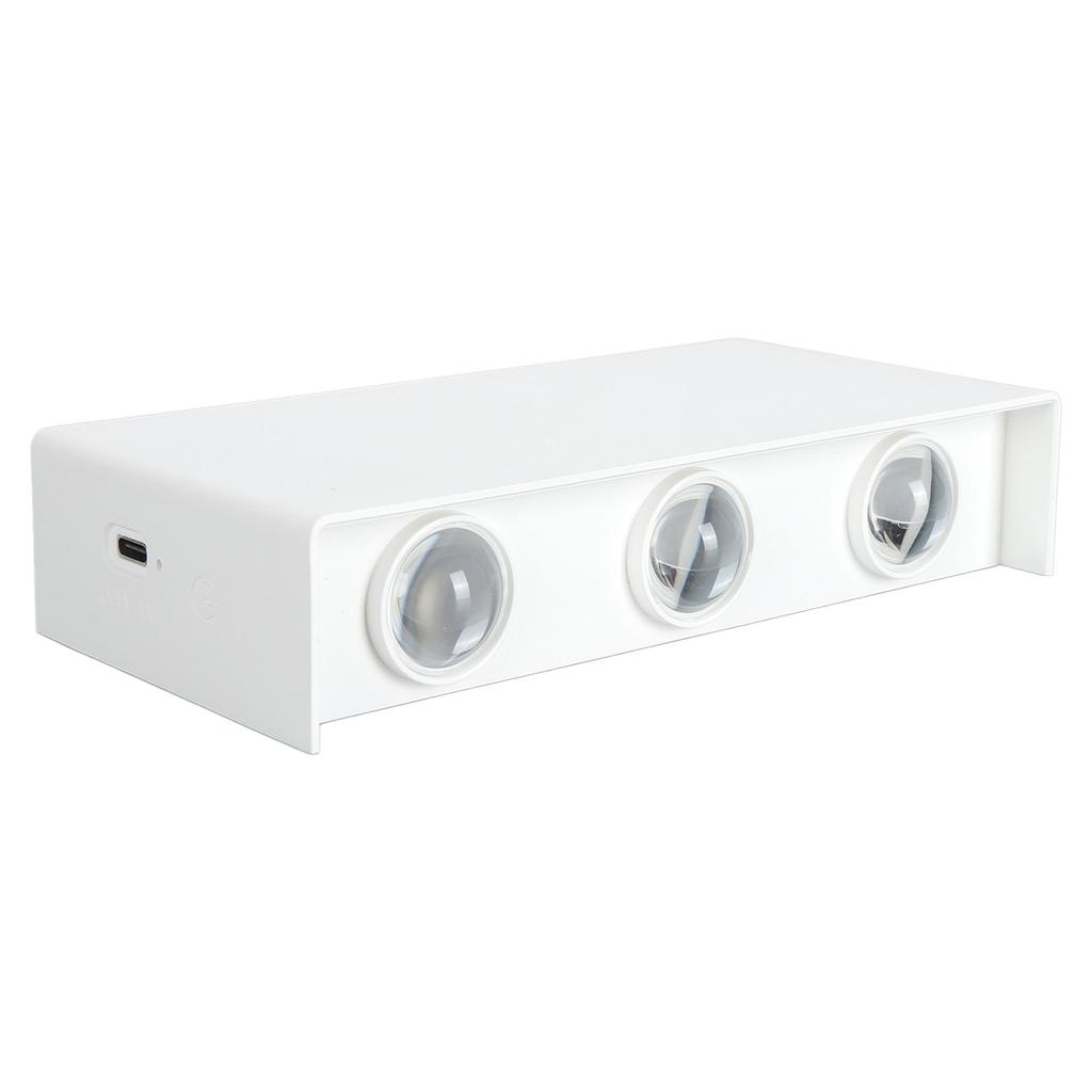 Battery Operated Wall Sconce USB Rechargeable Dimmable 3 Modes Up Down Lighting Magnetic Attraction Adhesive LED Wireless Wall Lights