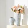 Minimalist Kiln-Fired Ceramic Vase: Home Living Room Decor for Fresh or Dried Flowers