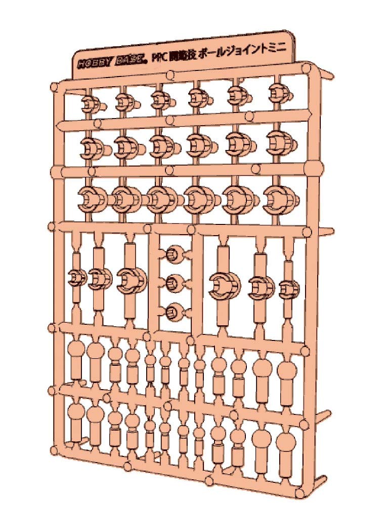 

Hobby Base Premium Parts Collection Joint Technique Ball Joint Mini Fresh Plastic Model Parts PPC-Tn74