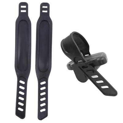 1Pair  Exercise Bike Pedal Straps Stirrup Strap Fitness Equipment Accessories