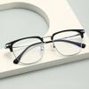 Retro Anti- Blue Lightweight Eyeglasses Square Metal Half Frames Glass Male Female Computer Goggles Eyewear Optical Spectacle Glasses