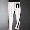 Fashion Sweatpants Contrast Color Stitching Pants Men's Straight Sports Sweatpants Casual Pants