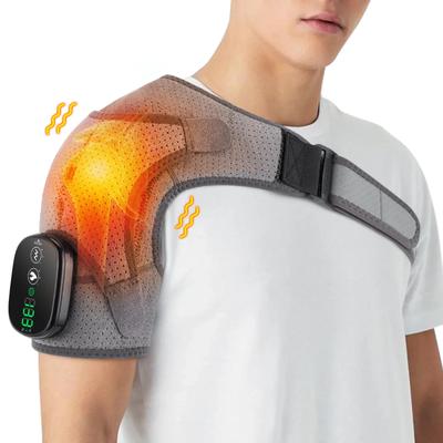 1PC Electric Heating Shoulder Massage Pad 3-speed Adjustable Heated Back Shoulder Brace Portable Relax Shoulder & Neck Massage Belt