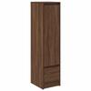 VidaXL High Buffet Brown Oak 29.5x34x119.5 Cm Engineered Wood, Cabinet, Sideboard, High Storage Cabinet, 861658