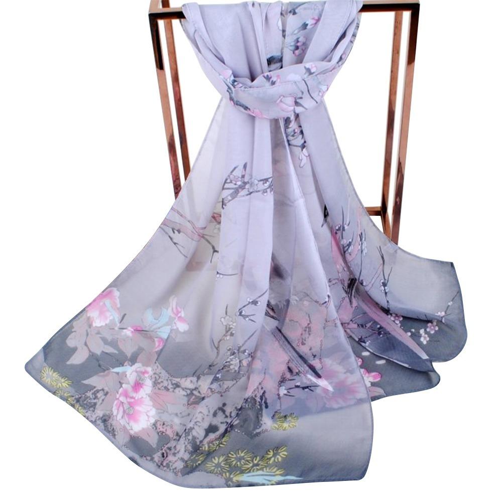 Big Size Shawl Silk Breathable Scarf Fashion Muslim Headband  Women