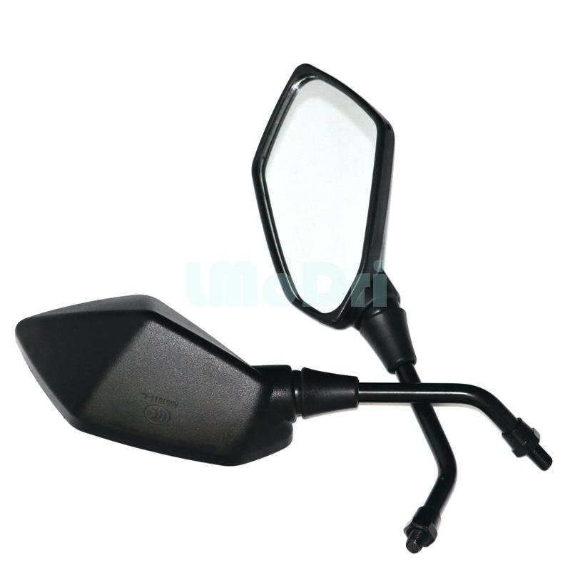 LMoDri Motorcycle Mirror Universal Motorbike Replacement Parts Rear View Mirrors 10mm 8mm On Sales Big Size