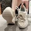Fashion 9.5CM Women Platform Sneakers Casual Light Outdoor Lace Up Shoes High Quality Sneaker Breathable Fashion Sports Shoes For Female