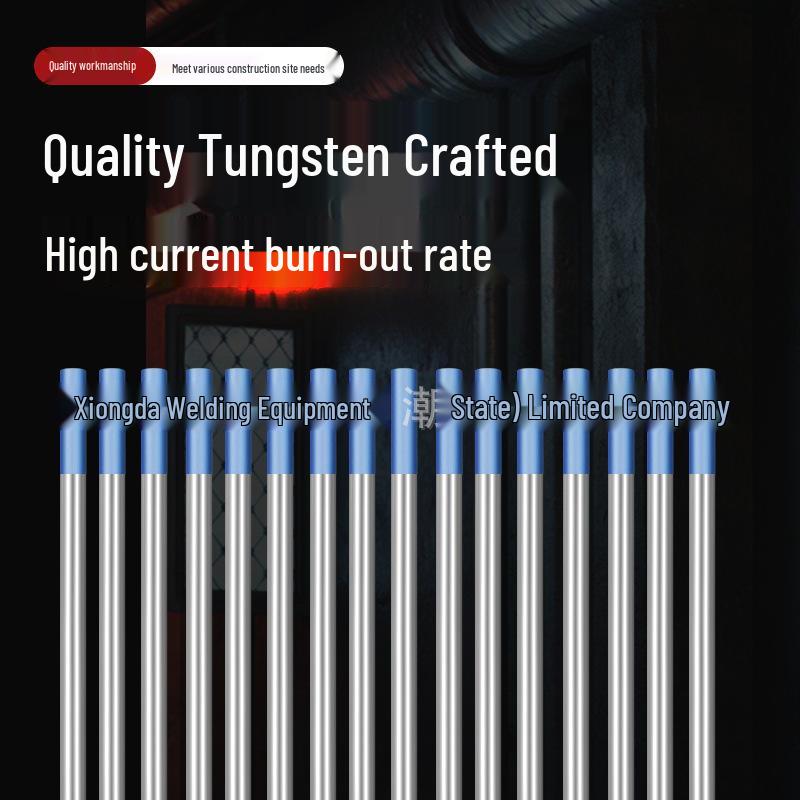 JIO Blue Lanthanated Tungsten Electrodes for Argon Arc Welding, Sizes 1.6, 2.0, 2.4, 3.2, with National Standard Compliance
