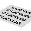 4 szt. Naklejki Stylizacyjne na Klamki Drzwi Samochodu Naklejki na Opony Lusterka Wsteczne Do Lexus ES RX LS IS NX CT LX IS250 IS200 CT200H GS300 LS430