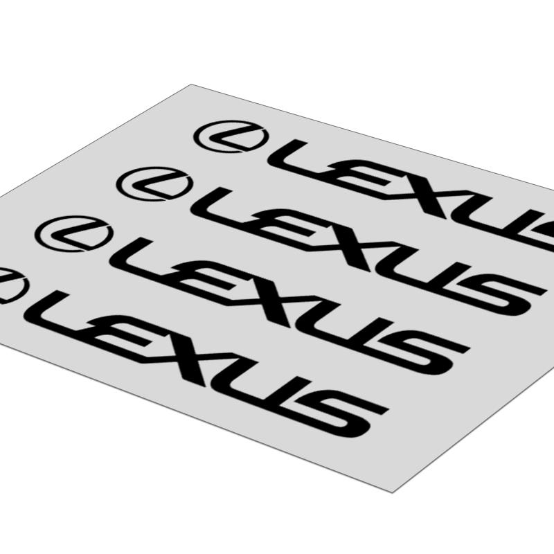 4 szt. Naklejki Stylizacyjne na Klamki Drzwi Samochodu Naklejki na Opony Lusterka Wsteczne Do Lexus ES RX LS IS NX CT LX IS250 IS200 CT200H GS300 LS430