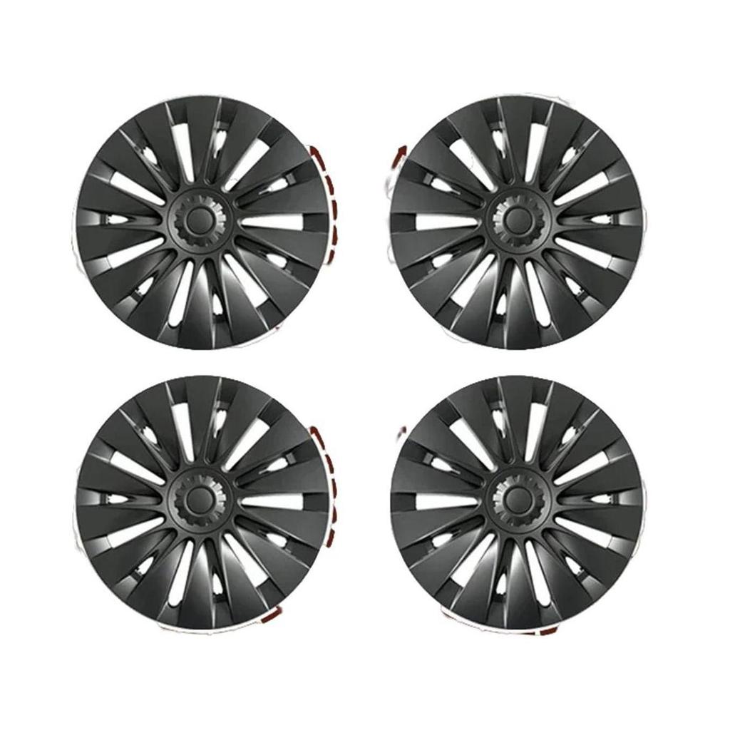 Compatible with 2017-2024 Tesla Model Y 19" Sunburst Sport Wheel Cover