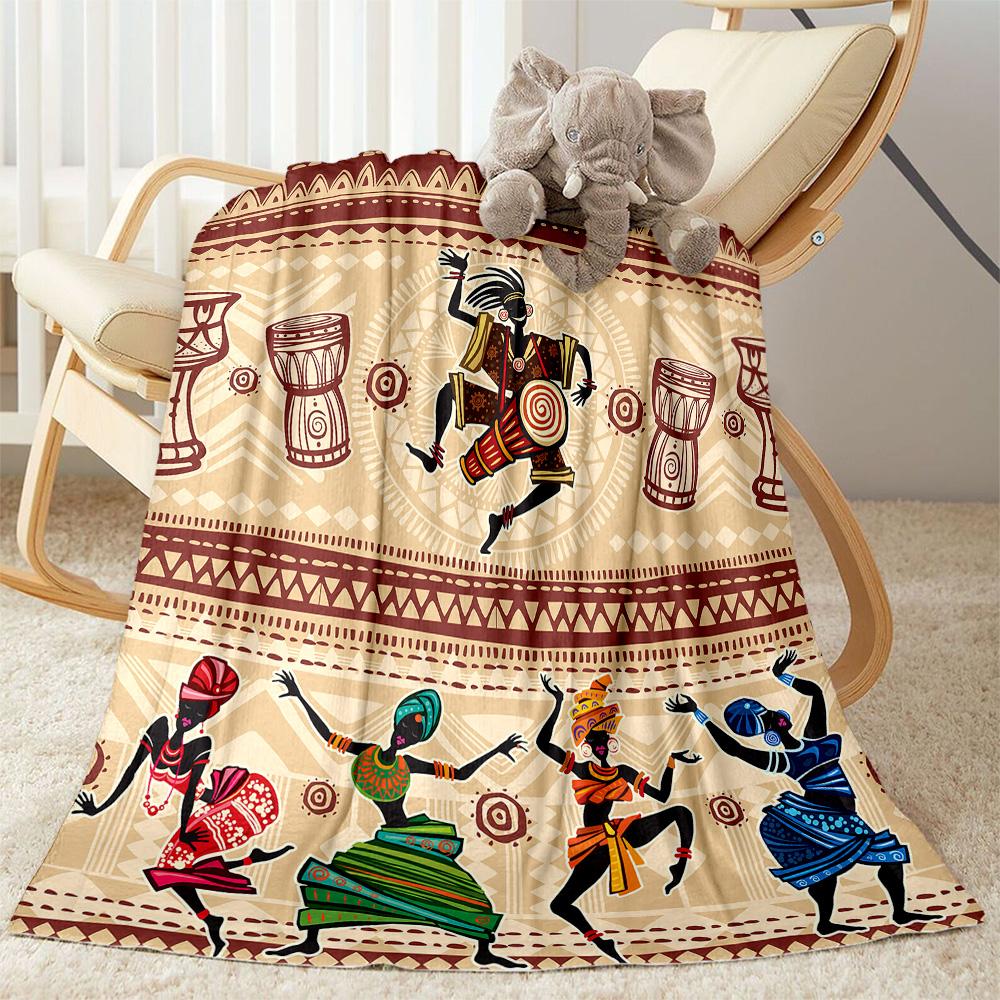 African Dance And Music Blankets are suitable for living rooms, bedrooms, camping, and other places, making them an ideal choice for gifts.