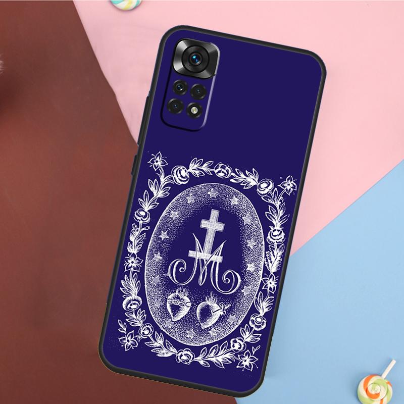 Immaculate Virgin Mary And Jesus Case For Xiaomi Redmi Note 11 Pro 11S 8 9 12 10 Pro 10S 9S Redmi 9 10 12C 9C 10C Back Cover